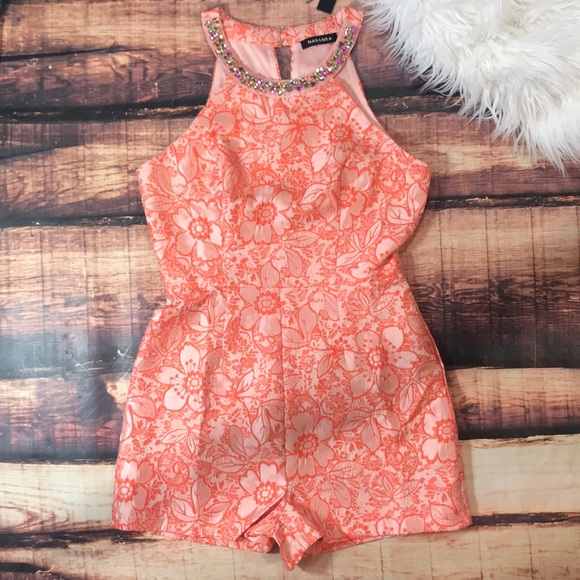 Pants - << Jeweled Summer Floral Romper >>